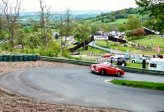 Jowett Jupiter at Prescott hillclimb