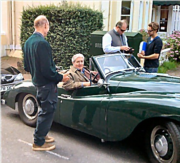 Jowett Jupiter with Tom Conti at the wheel