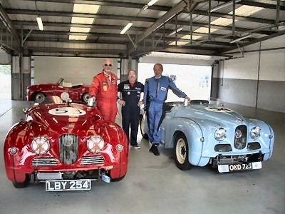 Jowett Jupiter racing at Silvewrstone in 2013